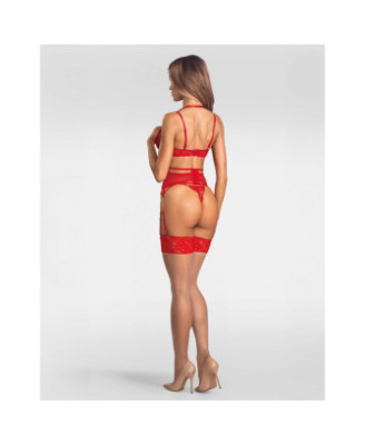 Matildea ensemble lingerie ouvert rouge